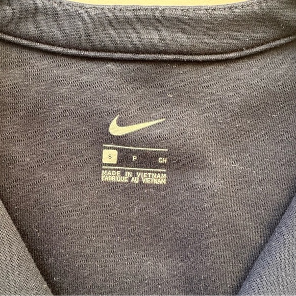Nike Mens Dri Fit Half Zip Football UV Top Pullover Navy Blue Small - Picture 4 of 15